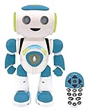 Powerman Jr. Intelligenter Roboter für Kinder der Gedanken liest - Spielzeug,Tanzt Musiziert Tier-Quiz STEM Programmierbar Fernbedienung - Grün/blau-ROB20DE