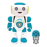 Powerman Jr. Intelligenter Roboter für Kinder der Gedanken liest - Spielzeug für Kinder-Tanzt Musiziert Tier-Quiz STEM Programmierbar Fernbedienung Roboter - Grün/blau-ROB20DE