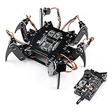 FREENOVE Hexapod Robot Kit with Remote (Compatible with Arduino IDE), App Remote Control, Walking Crawling Twisting Servo STEM Project